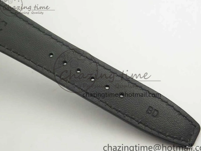 MIROTIME 1218 Efficient Portuguese Tourbillon IW5463 SS ZF Best Edition White Dial on Black Leather Strap 7170